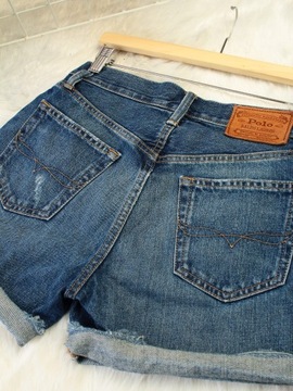RALPH LAUREN Spodenki jeans jeansowe modny jeans r. W25 S 36