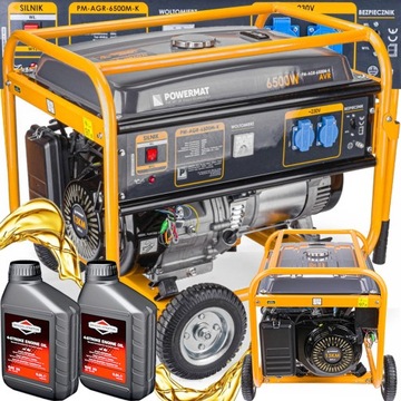 AGREGAT PRĄDOTWÓRCZY GENERATOR PRĄDU AVR + BRIGGS