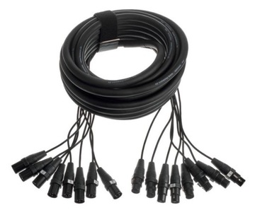 Kabel wieloparowy multicore XLR - XLR 10 m 8 kanałów
