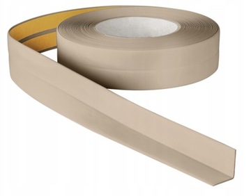 Listwa PRZYPODŁOGOWA PCV 50x20mm BEŻOWA 15m Elastyczna Gumowa Cokołowa