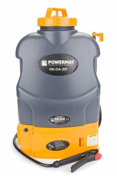 АККУМУЛЯТОР POWERMAT ДАВЛЕНИЕ РЮКЗАК-ОПРЫСКИВАТЕЛЬ 20 Л НАБОР ИЗ 9 ФОРСУНОК