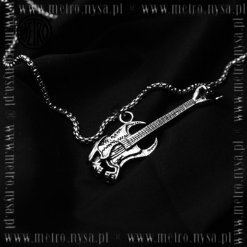 РОК-Н-РОЛЛ ГИТАРА кулон/ожерелье