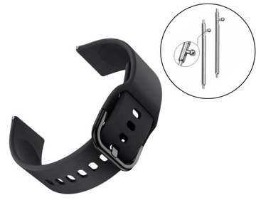 Pasek silikonowy 20 mm do smartwatch amazfit gts - dobierz swój kolor