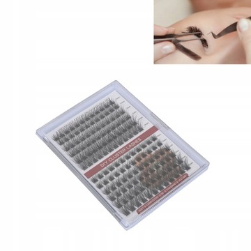 Zestaw do przedłużania rzęs 2 w 1 DIY Przenośny