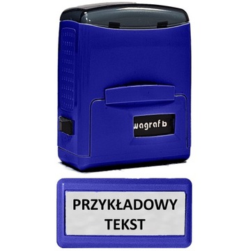 PIECZĄTKA - IMIENNA - LEKARSKA - MAŁA KIESZONKOWA - do 3 wersów Wagraf B1s