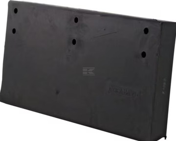 Lemiesz gumowy do pługa śnieżnego zbrojony 515X250X50 KABAT WZMACNIANY