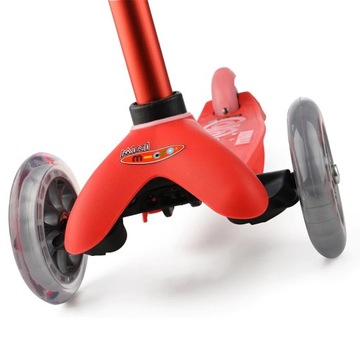 Детское кресло Mini Micro Deluxe 3 в 1, красный самокат