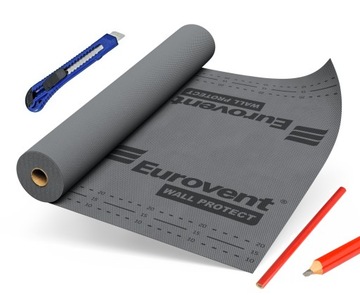 FOLIA WIATROIZOLACYJNA WIATROIZOLACJA MEMBRANA NA ŚCIANY WALL PROTECT 100g