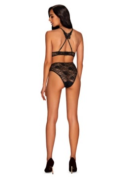 Obsessive Kokietta Set Комплект нижнего белья, черный, L/XL