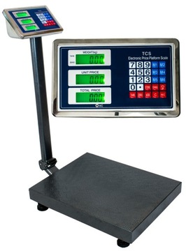 ELEKTRONICZNA WAGA 150KG MAGAZYNOWA SKLEPOWA 30X40 PLATFORMOWA PRZEMYSŁOWA
