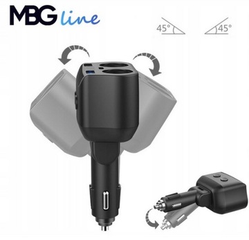 Разветвитель прикуривателя MBG Line HC69PD