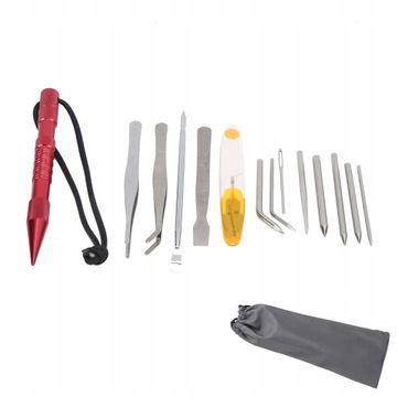 14 SZTUK IGŁY PARACORD KNITTING TOOL