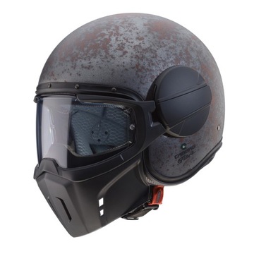 CABERG Kask Otwarty GHOST RUSTY Cafe Race Rdzawy Metal Mat Rozmiar S Poznań
