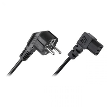 KABEL ZASILAJĄCY KĄTOWY KOMP MONITOR DRUKARKA 3m