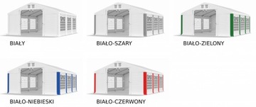 Огнестойкая палатка для садовой вечеринки 4x6 м, 2–3,15 м.