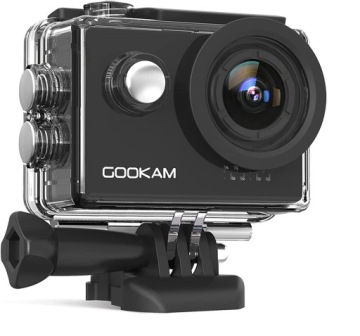 KAMERA SPORTOWA DODATKI AKCESORIA GOOKAM 4K UHD WIFI 170°