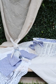 ПЛЕТЕНАЯ КОЛЯСКА для кукол + БЕЛАЯ ПЕРЕНОСКА и постельное белье