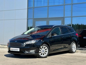 Ford Focus III Kombi Facelifting 1.5 TDCi 120KM 2015 Ford Focus LED Półskóra Grzane