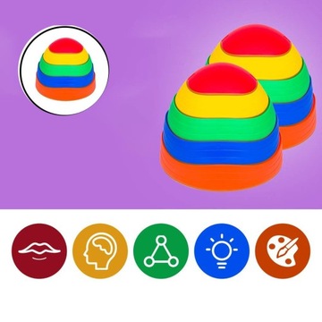 10 СЕНСОРНЫХ ТРЕК ДЛЯ БАЛАНСИРОВКИ, ТРЕНИРОВОЧНЫЕ ИГРУШКИ ДЛЯ ДЕТЕЙ