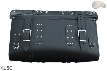 K15C кожаный мотоциклетный багажник с замком, заклепками и кисточками SAKO