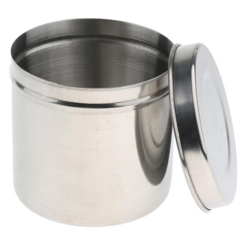 Stainless Steel Ointment Jar Cotton Balls Jar 10cm
