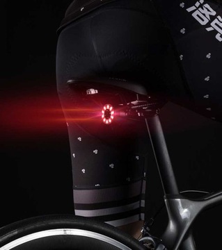 ЗАДНИЙ ВЕЛОСИПЕДНЫЙ ФОНАР ROCKBROS, 7 ЦВЕТОВ, СВЕТОДИОДНЫЙ + КАБЕЛЬ USB C/USB A ДЛЯ ВЕЛОСИПЕДА