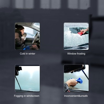 Nagrzewnica samochodowa 12V z funkcją grzania i chłodzenia, zimowy odmrażacz i odmgławiacz