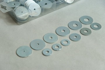 АЛЮМИНИЕВЫЕ ШАЙБЫ НАБОР ШАЙБ 240ШТ МАСТЕРСКАЯ НОРМАЛИЯ