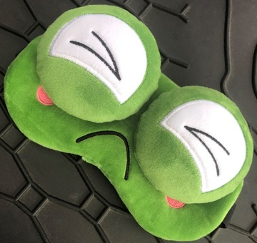 МАСКА ДЛЯ СПЯЩЕГО ПУЗЫРЯ РАССЛАБЛЯЮЩАЯ лягушка ОЛДМАН ЛЯГУШКА НА ПЛЮШЕ Резинка