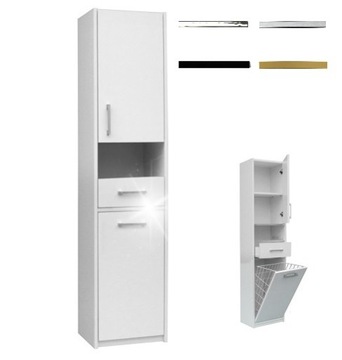 SZAFKA ŁAZIENKOWA STOJĄCA Z KOSZ. szer.30cm P 276K