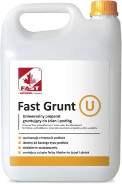 GRUNT Uniwersalny FAST Grunt U 5L Wzmacnia podłoże Wyrównuje chłonność