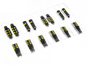 Ford Mustang VI Zestaw żarówek oświetlenia kabiny LED 12V Biały Zimny 6000K