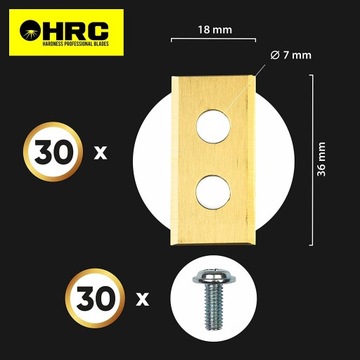 ЛЕЗВИЯ ДЛЯ РОБОТ-КОСИЛКИ WORX TYTAN 30 шт.