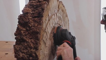 Dłuto elektryczne do drewna w zestawie 7 różnych dłut + dłutownica