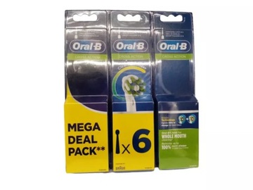 6X ORYGINALNE KOŃCÓWKI ORAL-B