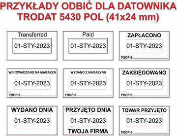 ШТАМП ДАТЫ TRODAT 5430 POL