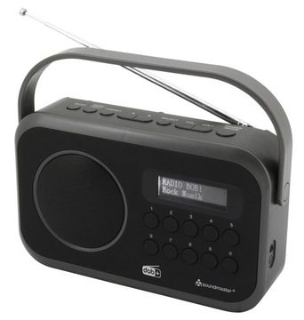 Сетевой радиоприемник DAB+ с аккумулятором, FM Soundmaster DAB270SW