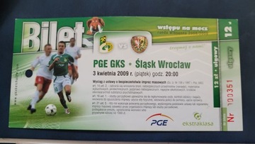 Bilet GKS Bełchatów - Śląsk Wroclaw