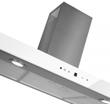 OKAP TOFLESZ ETNA BIAŁY 90CM SZKŁO NOWOŚĆ!