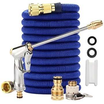 ВЫДВИЖНОЙ САДОВЫЙ ШЛАНГ, НЕПЕРЕкручивающийся ВОДЯНОЙ, НАБОР ПРОЧНЫХ СОЕДИНИТЕЛЕЙ ДЛЯ ПИСТОЛЕТА 45