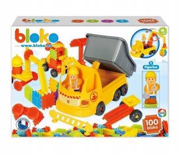 BLOKO KLOCKI KONSTRUKCYJNE WYWROTKA 100 EL.