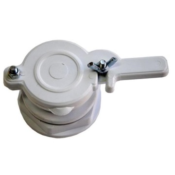 Zawór plastikowy spustowy do pojemników wiader odstojników na miód 2 cale