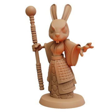 Figurki Dice Head CIBI Rabbit wizard RPG