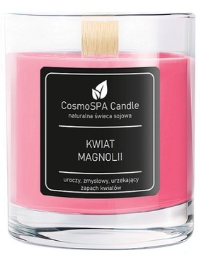 ZAPACHOWA ŚWIECA SOJOWA KWIAT MAGNOLII CosmoSPA