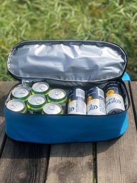 Torba PLAŻOWA WIELOFUNKCYJNA na PIKNIK Zakupy +KOMORA TERMICZNA CHŁODZENIE