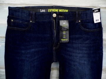 LEE EXTREME MOTION SPODNIE MĘSKIE JEANS 40/32