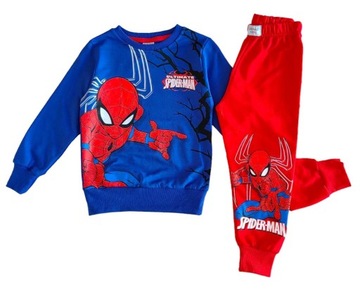 AVENGERS SPIDER-MAN Komplet Dresowy Chłopięcy rozm 110-116 cm