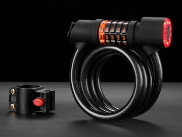 LOCK LOCK BIKE LOCK + ЗАДНИЙ ФОНАРЬ Держатель светодиодного фонаря