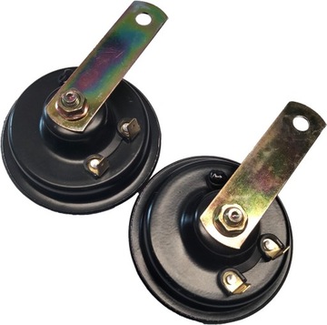 KLAKSON SIGNÁL ZVUKOVÝ ELELKTRICKÝ 24V KPL 92 MM 2KS X