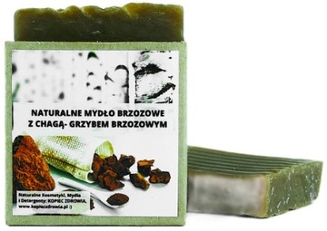 Mydło z CHAGĄ 100% naturalne CHAGA do ciała twarzy GUZ BRZOZOWY 110g
